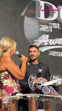 تكريم أحمد عز كأفضل ممثل بحفل دير جيست