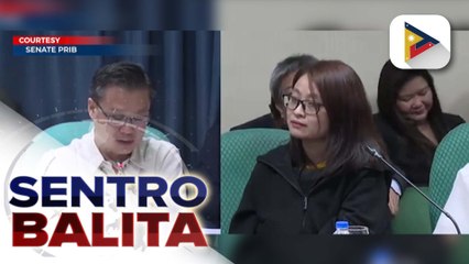 Alice Guo, ginisa rin ng mga senador hinggil sa kanyang bank accounts