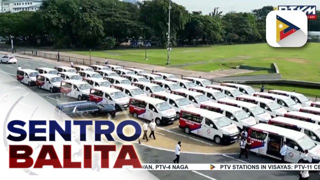 PBBM, pinangunahan ang turnover ng 129 ambulansya sa iba’t ibang LGUs