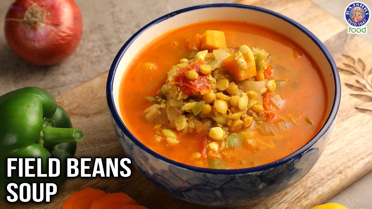 Easy Bean Soup | How To Make Split Field Beans Soup in Pressure Cooker? | Chef Varun