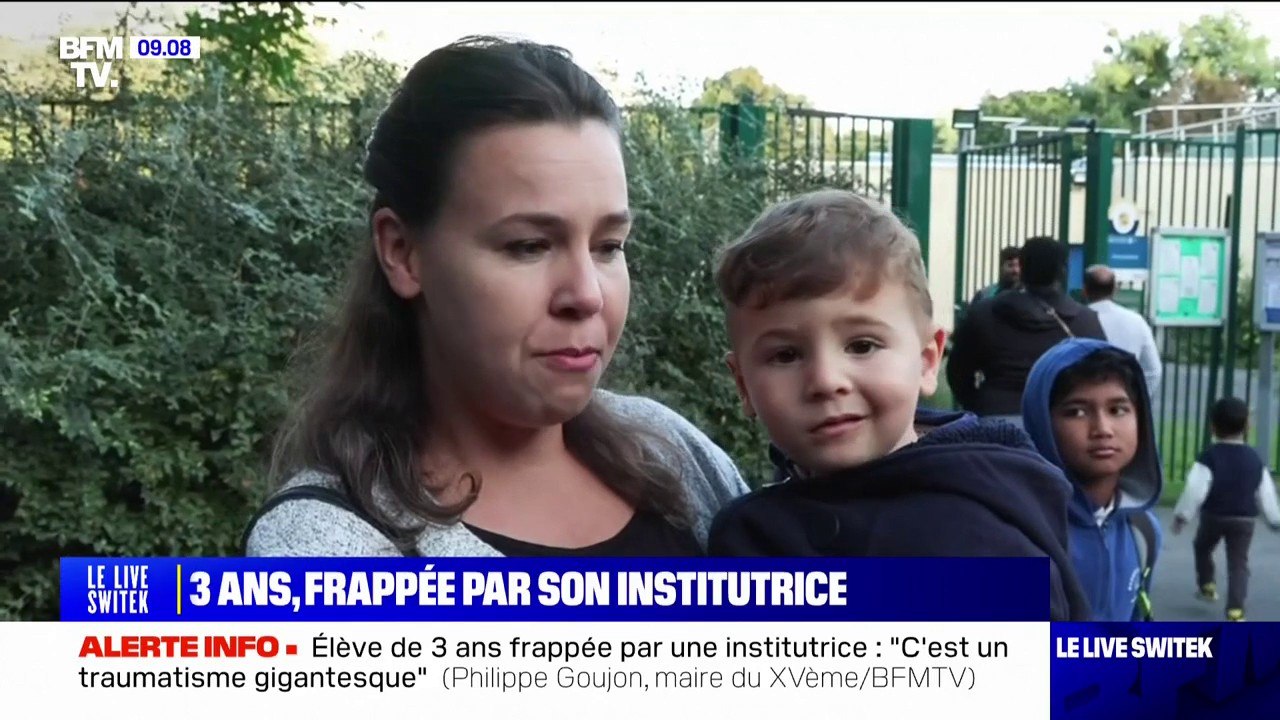 Élève de 3 ans frappée par une institutrice: "Quand j'ai vu la vidéo, j'ai été choquée", réagit une mère d'élève