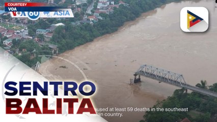 Tulay sa Vietnam, bumigay; 13 indibidwal, pinaghahanap