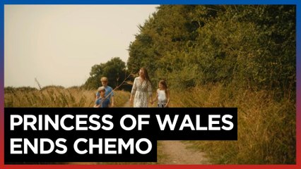 Londoners elated Princess Kate has finished chemotherapy