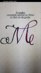 Você escreveu a letra "M" errado sua vida toda #caligraphy #letra #letrabonita #lettering