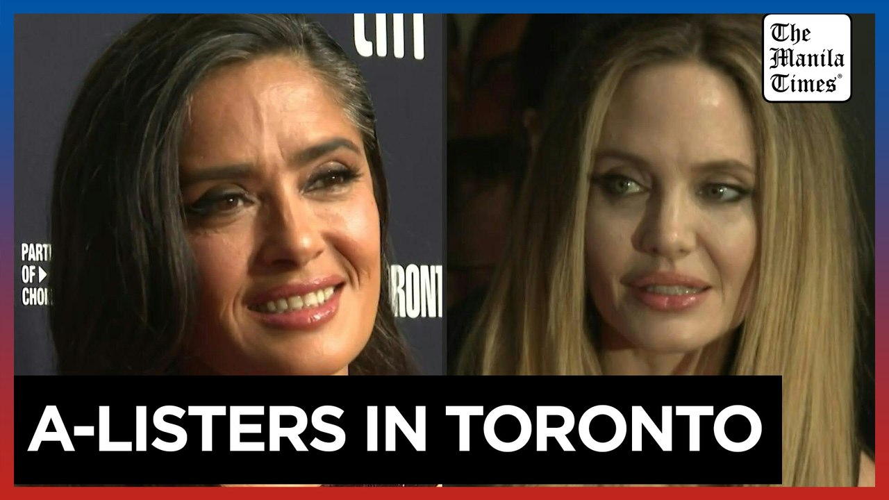 Angelina Jolie, Salma Hayek walk TIFF red carpet for 'Without Blood' world premiere