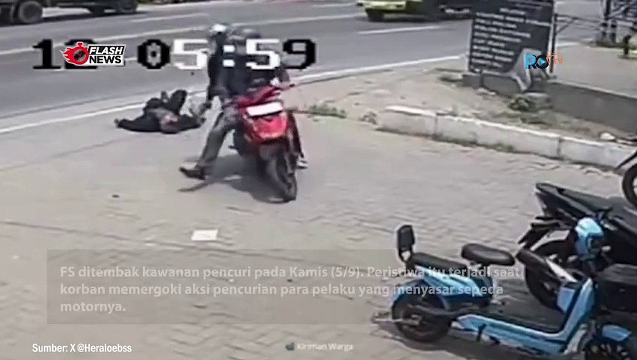 KORBAN PENEMBAKAN OLEH MALING MOTOR DI TANGERANG DINYATAKAN MENINGGAL DUNIA