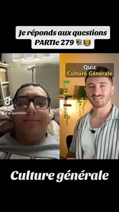 Je réponds aux questions PARTIE 279 (culture générale) ‍