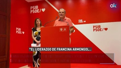 Cosme Bonet: "El liderazgo de Francina Armengol es tan indiscutido como el de Pedro Sánchez"