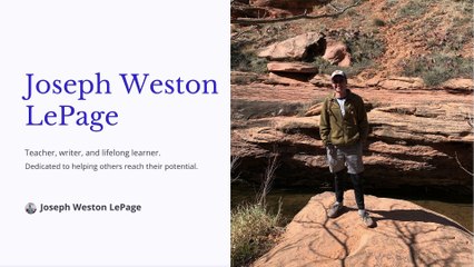 A Day in the Life: The Creative Educator’s Journey with Joseph Weston LePage