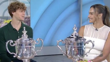 US Open 2024 - Aryna Sabalenka and Jannik Sinner... how they celebrated their big wins this weekend