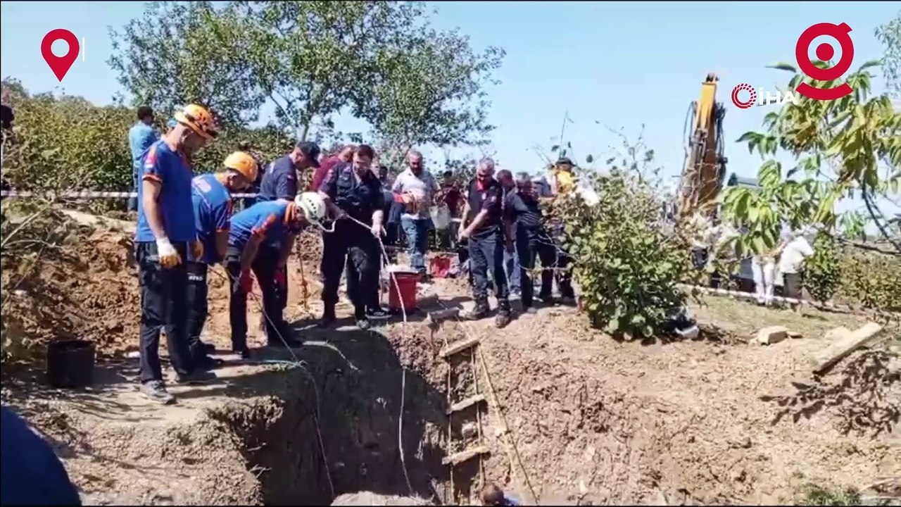 Samsun'da su çıkarmak için kuyu kazan 2 kişi toprak altında kaldı