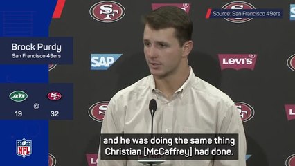 Purdy praises 49ers' Jordan Mason after stellar game filling for McCaffrey