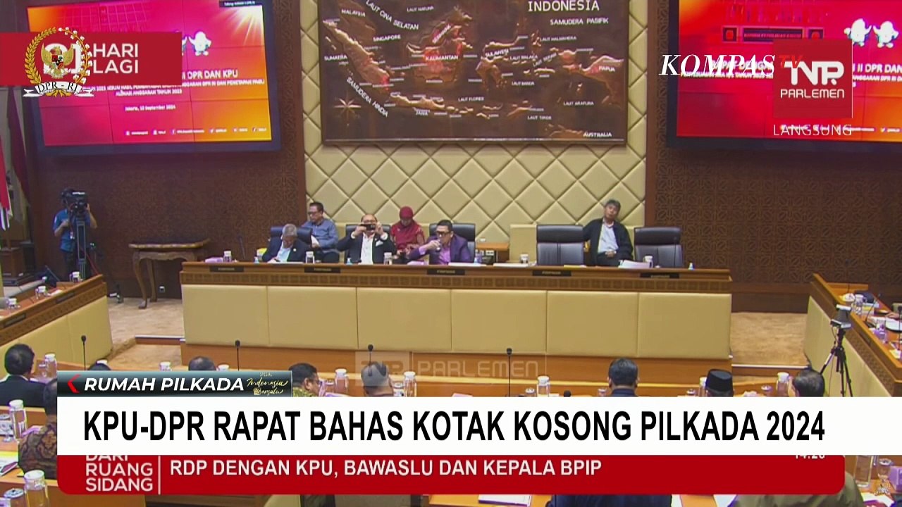 KPU dan DPR Gelar Rapat, Bahas Aturan Pilkada Melawan Kotak Kosong