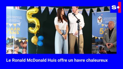 Kevin De Bruyne et Michèle Lacroix ont soutenu le Ronald McDonald Huis à Jette
