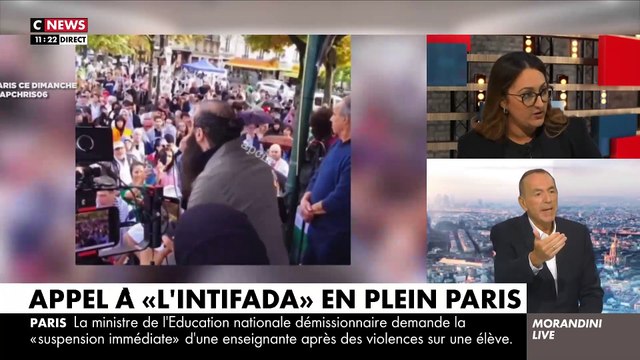 Appel à l'intifada à Paris - Gros clash sur le plateau de Morandini Live entre une avocate spécialiste du droit des immigrés et Erik Tegnér, patron de Frontières