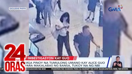 Скачать видео: Mga Pinoy na tumulong umano kay Alice Guo para makalabas ng bansa, tukoy na ng NBI | 24 Oras