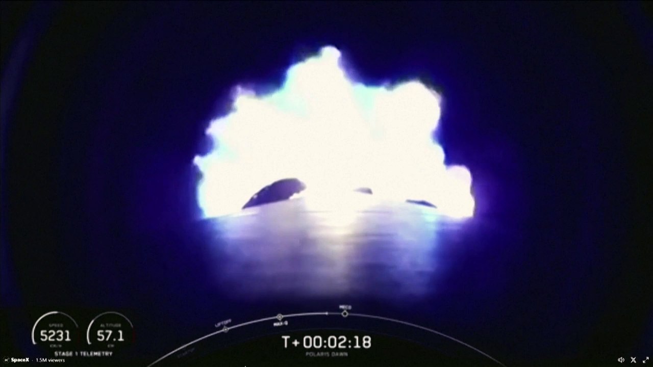 SpaceX launches billionaire's private crew on milestone spacewalk mission