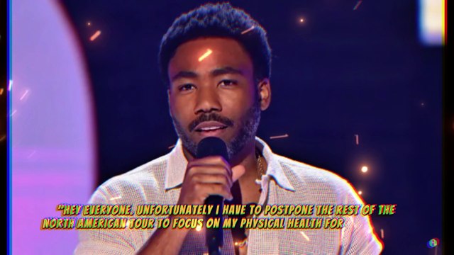 Donald Glover Postpones Remaining Childish Gambino