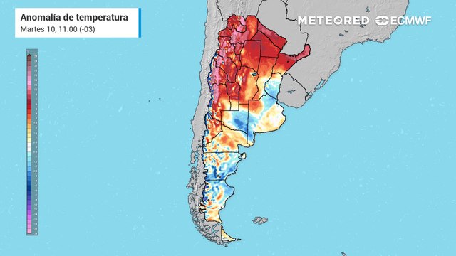 Mañana cambio brusco en Argentina: fuerte descenso térmico y tormentas en estas provincias