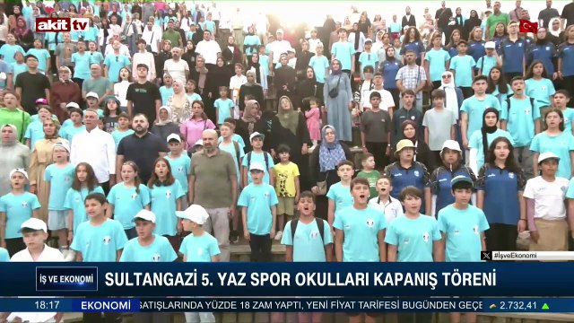 Sultangazi 5. yaz spor okulları kapanış töreni