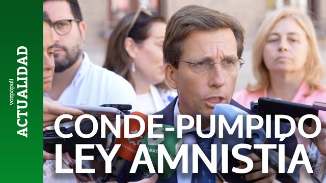 Almeida cree que Conde-Pumpido debe abstenerse sobre la Amnistía