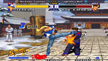 Fightcade  Real Bout Fatal Fury Special  Morkman_Freeman  Vs Legendary Wolf  FT5   Rematch