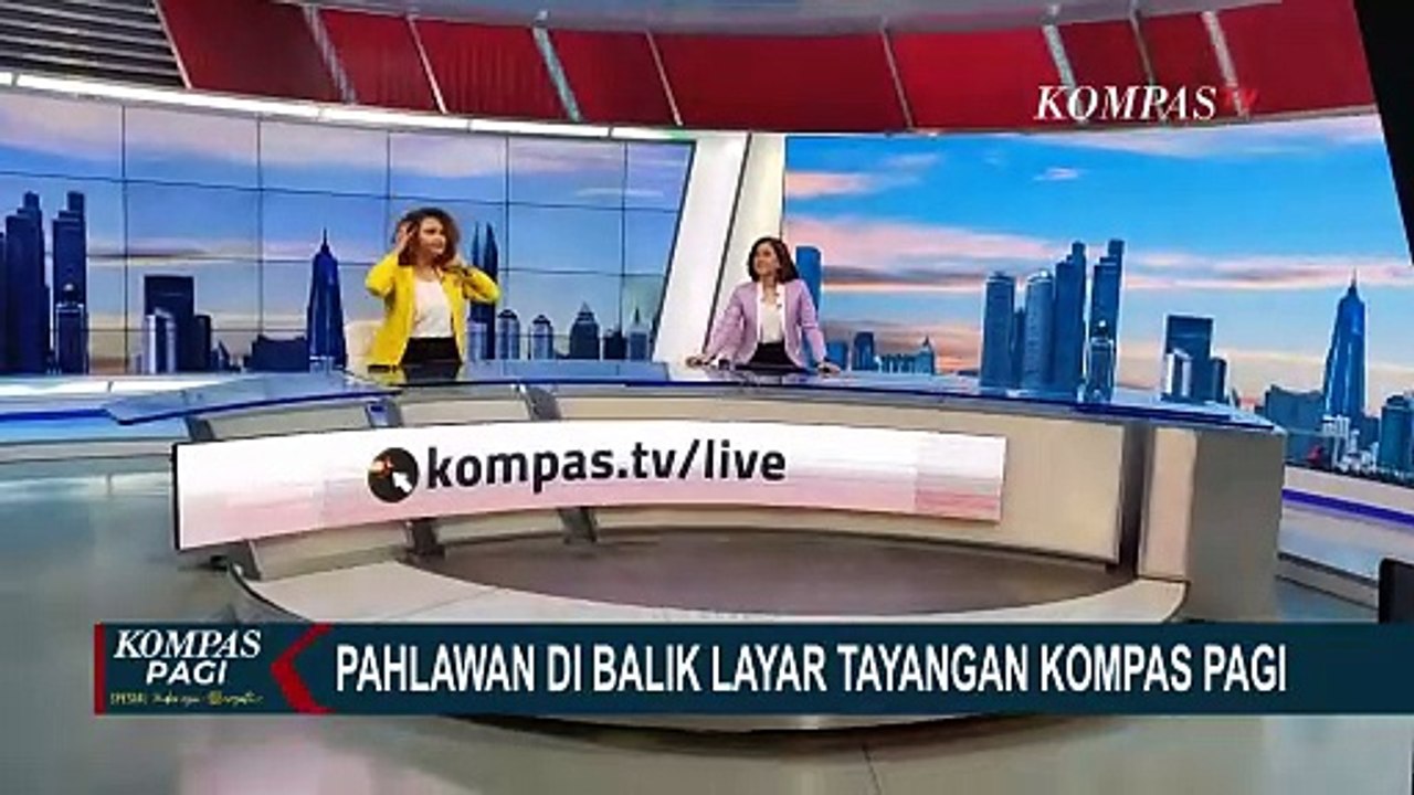 Peringati HUT ke-13 KompasTV, Inilah Pahlawan di Balik Layar Tayangan Berita di Kompas Pagi