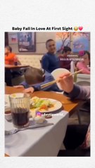 Baby Fall In love at First Sight ♥️ #babylove #childhoodlovestory #loveforever #lovelife #love #fyp