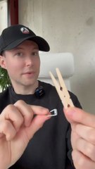 Comment remettre le ressort sur la pince à linge facilement ?