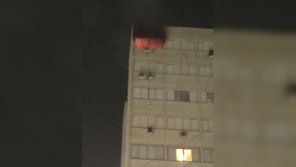 Download Video: Incêndio atinge apartamento na rua Felipe Schmidt, em Florianópolis