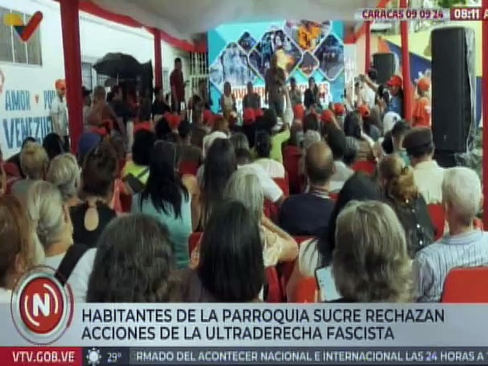 Caracas | Habitantes de la pqa. Sucre rechazaron acciones fascistas de la ultraderecha