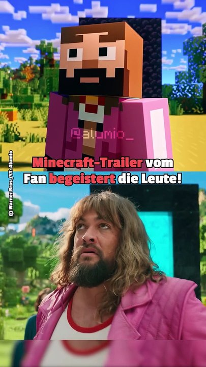 Minecraft-Trailer vom Fan begeistert die Leute!