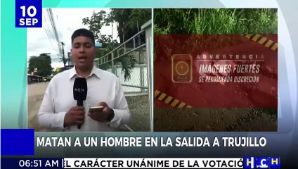 ¡Horror! Asesinan a dos sujetos en Tocoa; uno estaba atado y encadenado