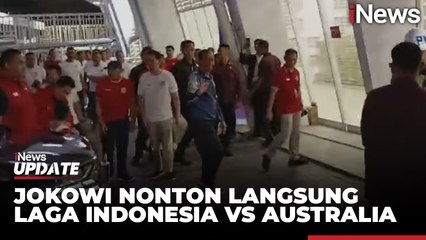 Jokowi Nonton Langsung Laga Timnas Lawan Australia di SUGBK Ajak Jan Ethes