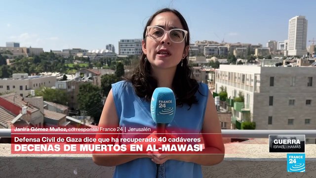 Informe desde Jerusalén: Israel mata a 40 palestinos en nuevo ataque a zona humanitaria de Gaza