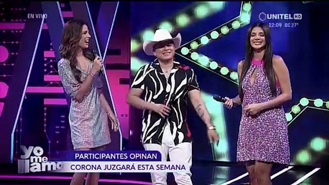 La reacción de los participantes de Yo Me Llamo tras enterarse que Corona es el jurado invitado