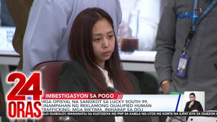 24 Oras: (Part 2) Mga opisyal na sangkot sa Lucky South 99, sinampahan ng reklamo; 1 sa 2 binabantayang LPA, bagyo na; Natutuping bangka at weatherproof drone, gamit sa level-up emergency response, atbp.