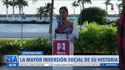 Mara Lezama emite mensaje por su segundo informe de gobierno