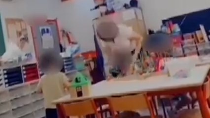 La vidéo d'une institutrice de maternelle violentant une fillette suscite l'indignation