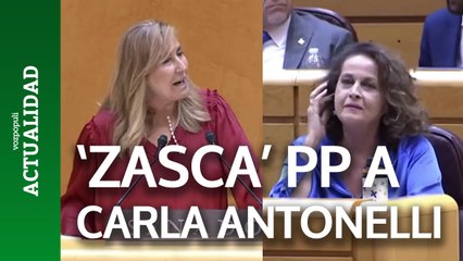 El 'zasca' de una senadora del PP a Carla Antonelli