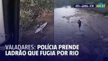 Homem é preso dentro de rio ao tentar fugir da polícia em Governador Valadares