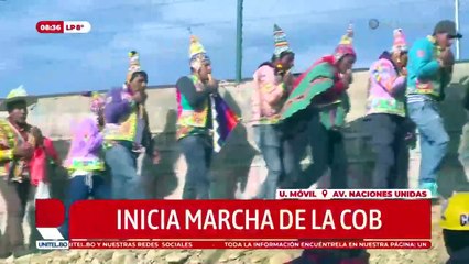 La COB marcha este martes hacia el centro de La Paz para respaldar a Arce y presionar al Legislativo por los créditos