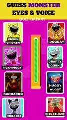 Guess The Monster EYES & VOICEPoppy Playtime Chapter 3 + Zoonomaly |#shortsfeed #shorts #quizgalaxy