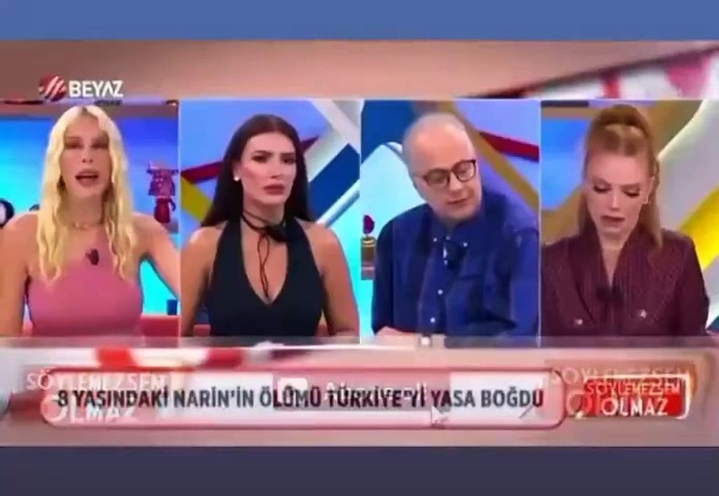 Beyaz TV canlı yayınında Narin için 'çığlık' attılar
