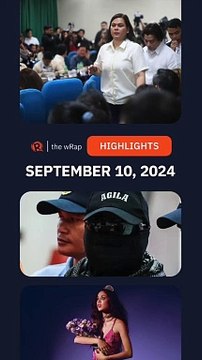 Today's headlines: Sara Duterte, Apollo Quiboloy, Olivia Rodrigo | The wRap | September 10, 2024