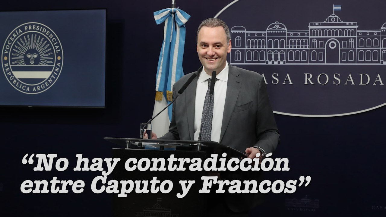 Adorni negó contradicciones entre Francos y Santiago Caputo respecto del decreto de acceso a la información pública