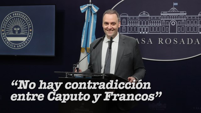 Adorni negó contradicciones entre Francos y Santiago Caputo respecto del decreto de acceso a la información pública