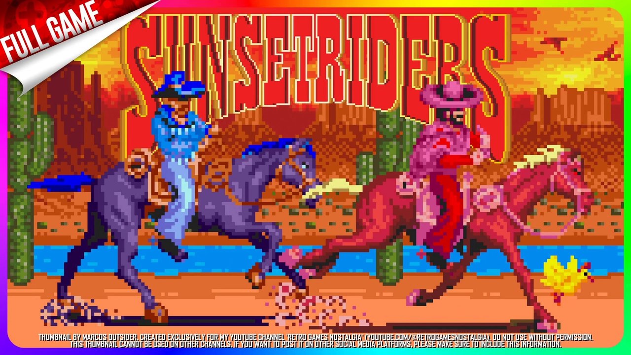 Sunset Riders ‧ Color Hack [Sega Genesis ‧ US]