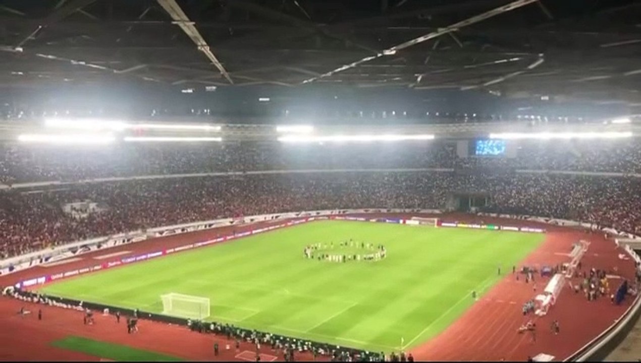 Viral Semua Pemain Dan Supporter Nyanyikan Lagu Tanah Airku Usai Pertandingan Indonesia vs Australia