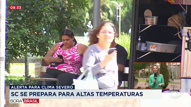 Onda de calor atinge Santa Catarina e temperaturas beiram 40ºC